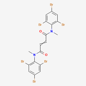 N~1~,N~4~-Dimethyl-N~1~,N~4~-bis(2,4,6-tribromophenyl)but-2-enediamide