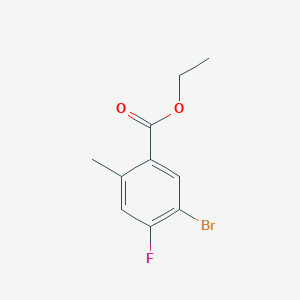 Ethyl 5-bromo-4-fluoro-2-methylbenzoate