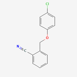 2-[(4-Chlorophenoxy)methyl]benzonitrile