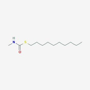 Carbamothioic acid, methyl-, S-decyl ester