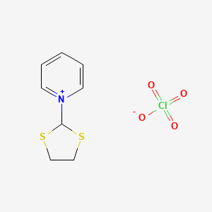 1-(1,3-Dithiolan-2-yl)pyridin-1-ium perchlorate