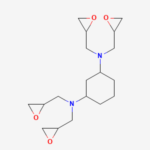 N~1~,N~1~,N~3~,N~3~-Tetrakis[(oxiran-2-yl)methyl]cyclohexane-1,3-diamine