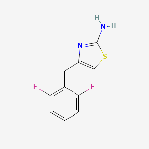 4-[(2,6-Difluorophenyl)methyl]-1,3-thiazol-2-amine