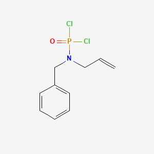 molecular formula C10H12Cl2NOP B14348643 N-Benzyl-N-prop-2-en-1-ylphosphoramidic dichloride CAS No. 90876-21-4