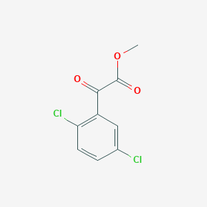 molecular formula C9H6Cl2O3 B1434865 2-(2,5-二氯苯基)-2-氧代乙酸甲酯 CAS No. 1565067-54-0