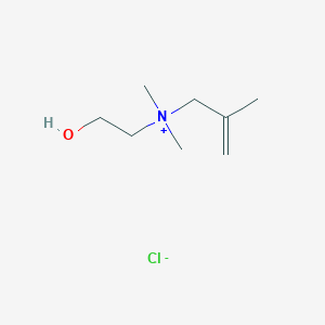 N-(2-Hydroxyethyl)-N,N,2-trimethylprop-2-en-1-aminium chloride