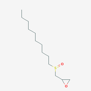 2-[(Decane-1-sulfinyl)methyl]oxirane