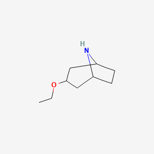 molecular formula C9H17NO B1434866 3-Ethoxy-8-azabicyclo[3.2.1]octane CAS No. 1702129-22-3