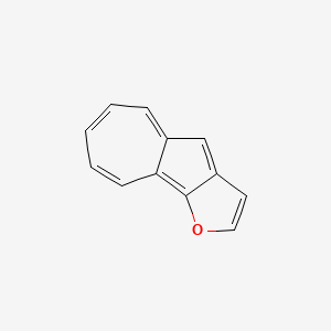 molecular formula C12H8O B14348691 Azuleno[1,2-b]furan CAS No. 92798-12-4