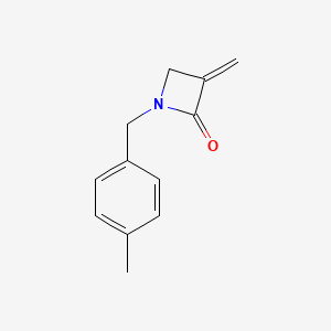 3-Methylidene-1-[(4-methylphenyl)methyl]azetidin-2-one