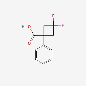 3,3-Difluoro-1-phenylcyclobutane-1-carboxylic acid