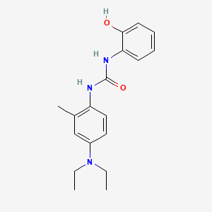 N-[4-(Diethylamino)-2-methylphenyl]-N'-(2-hydroxyphenyl)urea