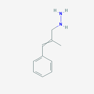 (2-Methyl-3-phenylprop-2-enyl)hydrazine