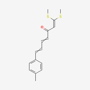 7-(4-Methylphenyl)-1,1-bis(methylsulfanyl)hepta-1,4,6-trien-3-one