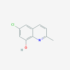 molecular formula C10H8ClNO B14348761 6-Chloro-2-methylquinolin-8-ol 