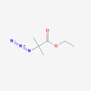 Propanoic acid, 2-azido-2-methyl-, ethyl ester