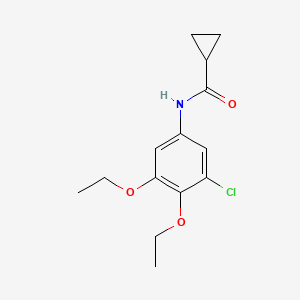 N-(3-Chloro-4,5-diethoxyphenyl)cyclopropanecarboxamide