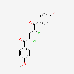 2,4-Dichloro-1,5-bis(4-methoxyphenyl)pentane-1,5-dione