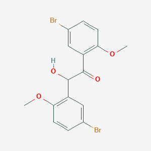 1,2-Bis(5-bromo-2-methoxyphenyl)-2-hydroxyethan-1-one