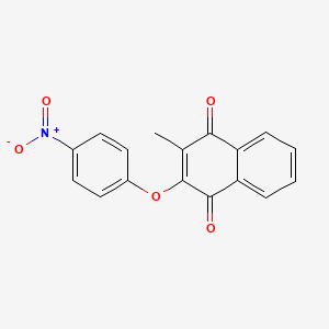 2-Methyl-3-(4-nitrophenoxy)naphthalene-1,4-dione