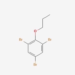 molecular formula C9H9Br3O B14348913 1,3,5-Tribromo-2-propoxybenzene CAS No. 90326-75-3