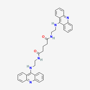 N,N'-Bis(2-(9-acridinylamino)ethyl)pentanediamide