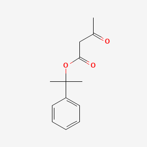 molecular formula C13H16O3 B14348950 2-Phenylpropan-2-yl 3-oxobutanoate CAS No. 91328-34-6