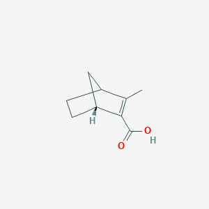 molecular formula C9H12O2 B14348954 (1R)-3-Methylbicyclo[2.2.1]hept-2-ene-2-carboxylic acid CAS No. 95341-03-0