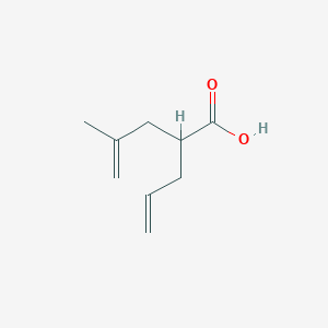 molecular formula C9H14O2 B14348980 4-Methyl-2-(prop-2-en-1-yl)pent-4-enoic acid CAS No. 93681-82-4