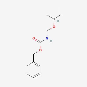 molecular formula C13H17NO3 B14349008 benzyl N-(but-3-en-2-yloxymethyl)carbamate CAS No. 94225-54-4