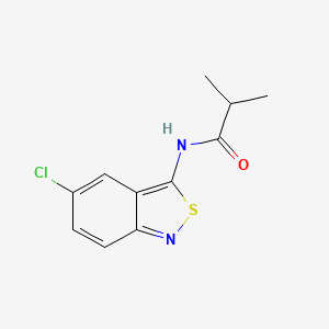 N-(5-Chloro-2,1-benzothiazol-3-yl)-2-methylpropanamide