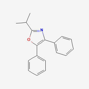 Oxazole, 2-(1-methylethyl)-4,5-diphenyl-