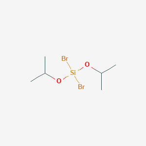 molecular formula C6H14Br2O2Si B14349081 Dibromobis[(propan-2-yl)oxy]silane CAS No. 92713-64-9