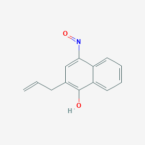 molecular formula C13H11NO2 B14349094 4-Nitroso-2-(prop-2-en-1-yl)naphthalen-1-ol CAS No. 95739-60-9