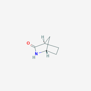 molecular formula C6H9NO B143491 (1S,4R)-2-氮杂双环[2.2.1]庚烷-3-酮 CAS No. 134003-03-5