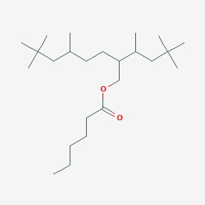 2-(4,4-Dimethylpentan-2-YL)-5,7,7-trimethyloctyl hexanoate