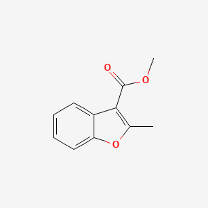 molecular formula C11H10O3 B1434913 Methyl 2-methyl-1-benzofuran-3-carboxylate CAS No. 39811-83-1