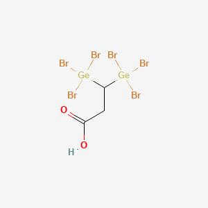 3,3-Bis(tribromogermyl)propanoic acid