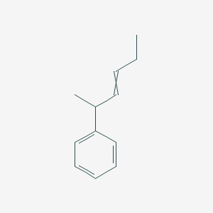 (Hex-3-en-2-yl)benzene