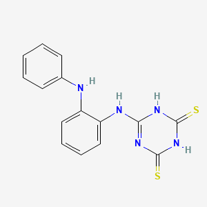 6-(2-Anilinoanilino)-1,3,5-triazine-2,4(1H,3H)-dithione