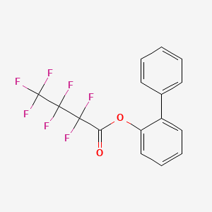 [1,1'-Biphenyl]-2-yl heptafluorobutanoate