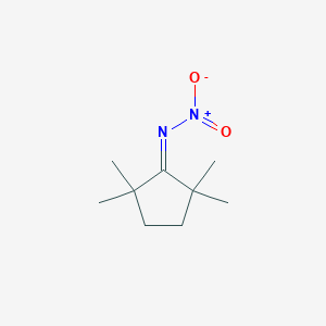 molecular formula C9H16N2O2 B14349171 N-(2,2,5,5-Tetramethylcyclopentylidene)nitramide CAS No. 92807-09-5