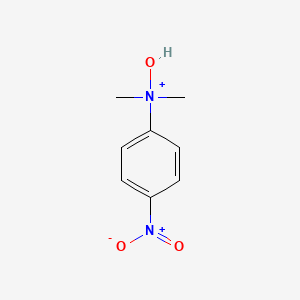 molecular formula C8H11N2O3+ B14349204 Hydroxy(dimethyl)(4-nitrophenyl)ammonium CAS No. 93300-71-1