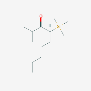 2-Methyl-4-(trimethylsilyl)nonan-3-one