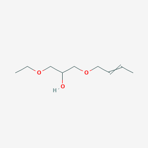 molecular formula C9H18O3 B14349213 1-[(But-2-en-1-yl)oxy]-3-ethoxypropan-2-ol CAS No. 90499-26-6