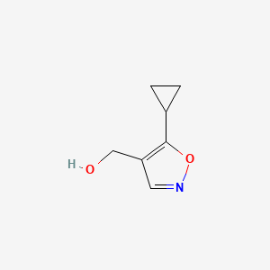 (5-cyclopropyl-1,2-oxazol-4-yl)methanol