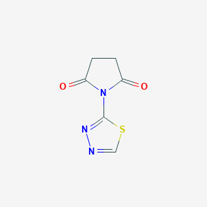 2,5-Pyrrolidinedione, 1-(1,3,4-thiadiazol-2-yl)-