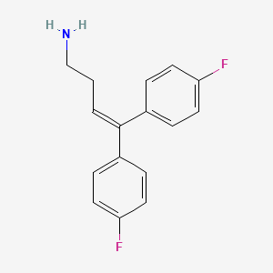 4,4-Bis(4-fluorophenyl)but-3-en-1-amine