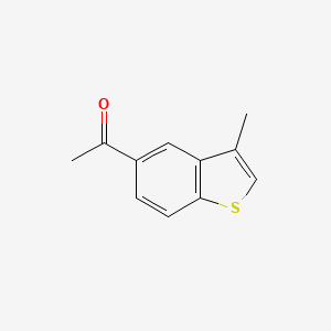 molecular formula C11H10OS B1434929 Ethanone,1-(3-methylbenzo[b]thien-5-yl)- CAS No. 1895851-11-2