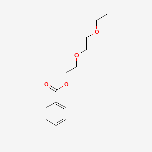 molecular formula C14H20O4 B14349305 2-(2-Ethoxyethoxy)ethyl 4-methylbenzoate CAS No. 90327-12-1